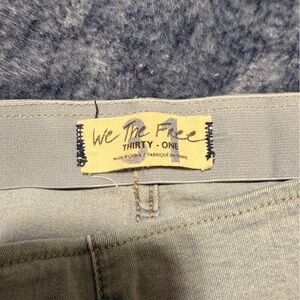 Free People We The Free Light Blue Denim